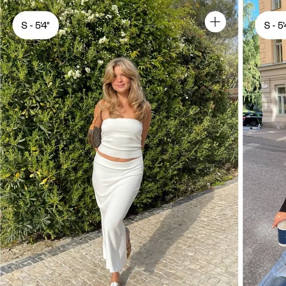 DJERF AVENUE tube top sugar NWT - small - Picture 6 of 15